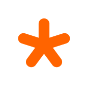 Icoontje van een oranje sterretje